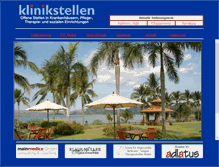 Tablet Screenshot of klinikstellen.de